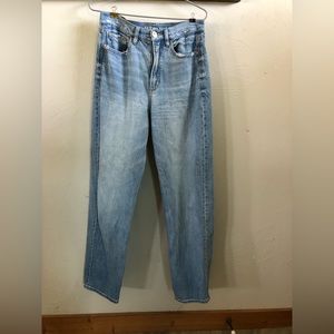 AE American Eagle Baggy Mom Jeans 6 Excellent
